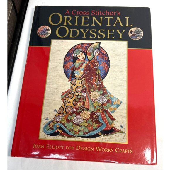 A Cross Stitchers Oriental Odyssey By Joan Elliott For Design Works Crafts - Picture 1 of 4